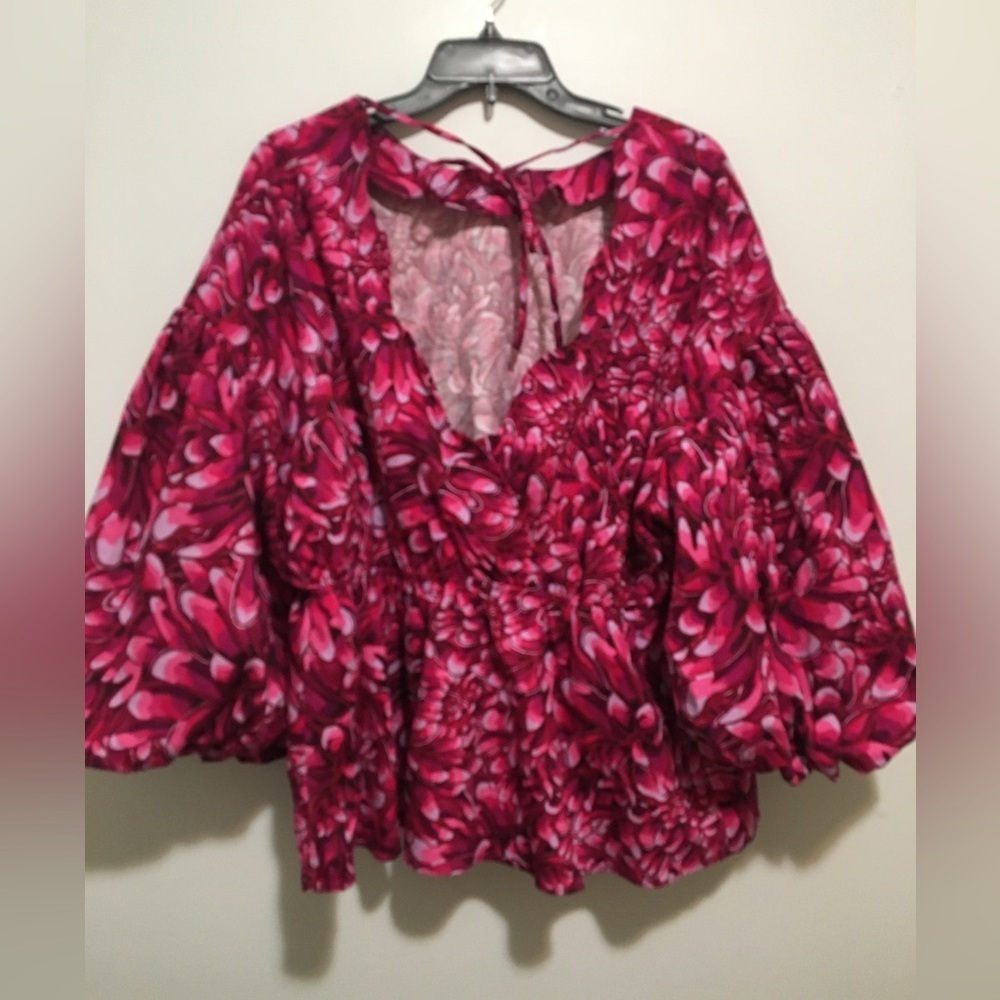 Mum Floral Scallop Back Blouse - Kika Vargas x Target Pink - Picture 8 of 13